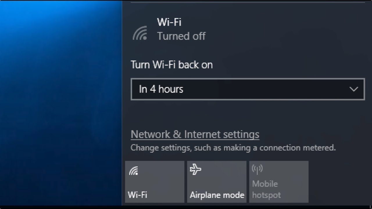wifi not showing in laptop windows 11