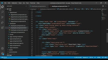 17. Employee Details Screen | ANGULAR 12 .NET WEB API