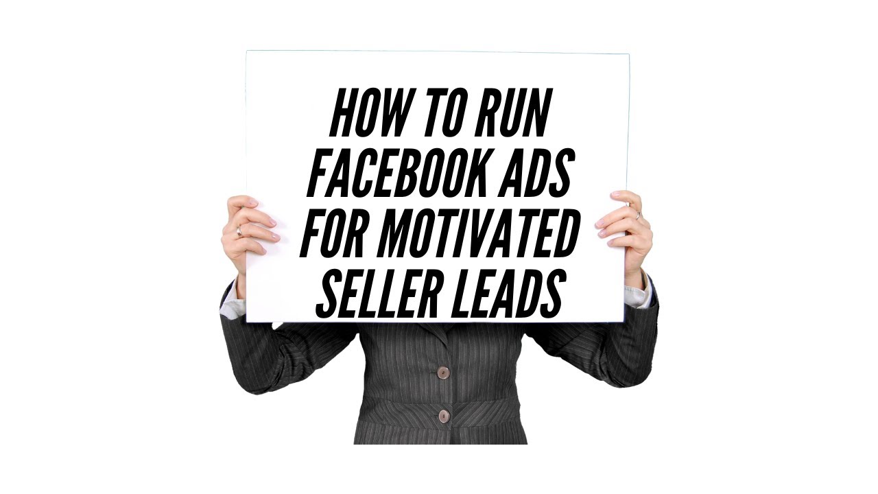 How To Run Facebook Ads for Real Estate Wholesalers - YouTube