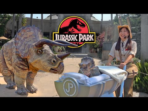 My Friend Dinosaur with Triceratops Mom & Baby at Universal