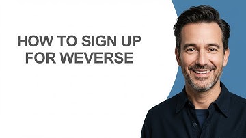 How to Sign Up for Weverse - KevinHowTo