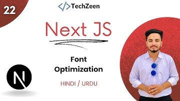 Next JS 14 Tutorial #22 : Font Optimization for Performance & Privacy in Next JS | (Hindi / Urdu)