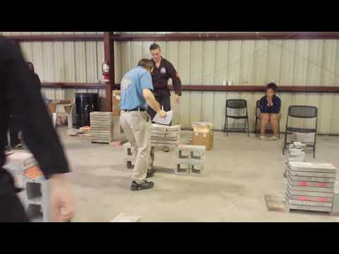 POWER BREAKING CONCRETE COCONUT HILTZ HAPKIDO
