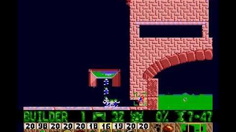 Tricky 06 Lemming in the Attic - 1545 Frames (Lemmings Genesis TAS)