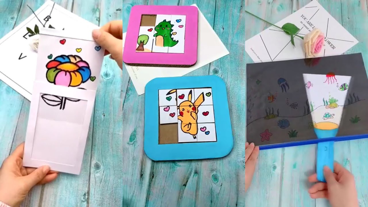 DIY Kids Crafts | Thủ công mỹ nghệ giấy | Cách làm đồ chơi bằng giấy | giấy thủ công cho trẻ em