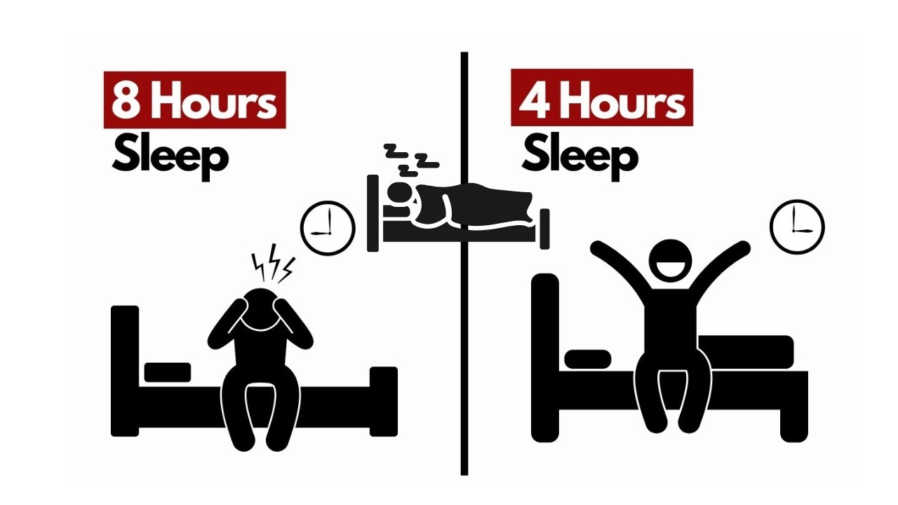 How to Sleep LESS hours and wake up FRESH (psychology explains) - YouTube