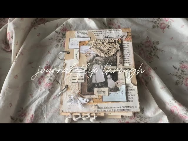 ジャンクジャーナル解説 Junk Journal Flip Through - YouTube