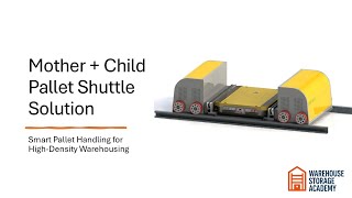 Mother + Child Pallet Shuttle Solution | ASRS | Warehouse Storage Academy