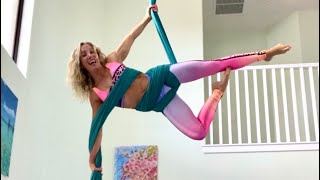 Cartwheel Star Drop - Aerial Silks Tutorial