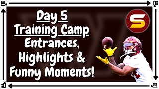 🎥 Gibson Looking Explosive! Commanders Day 5 Training Camp Highlights, Entrances & Funny Moments! 🎥