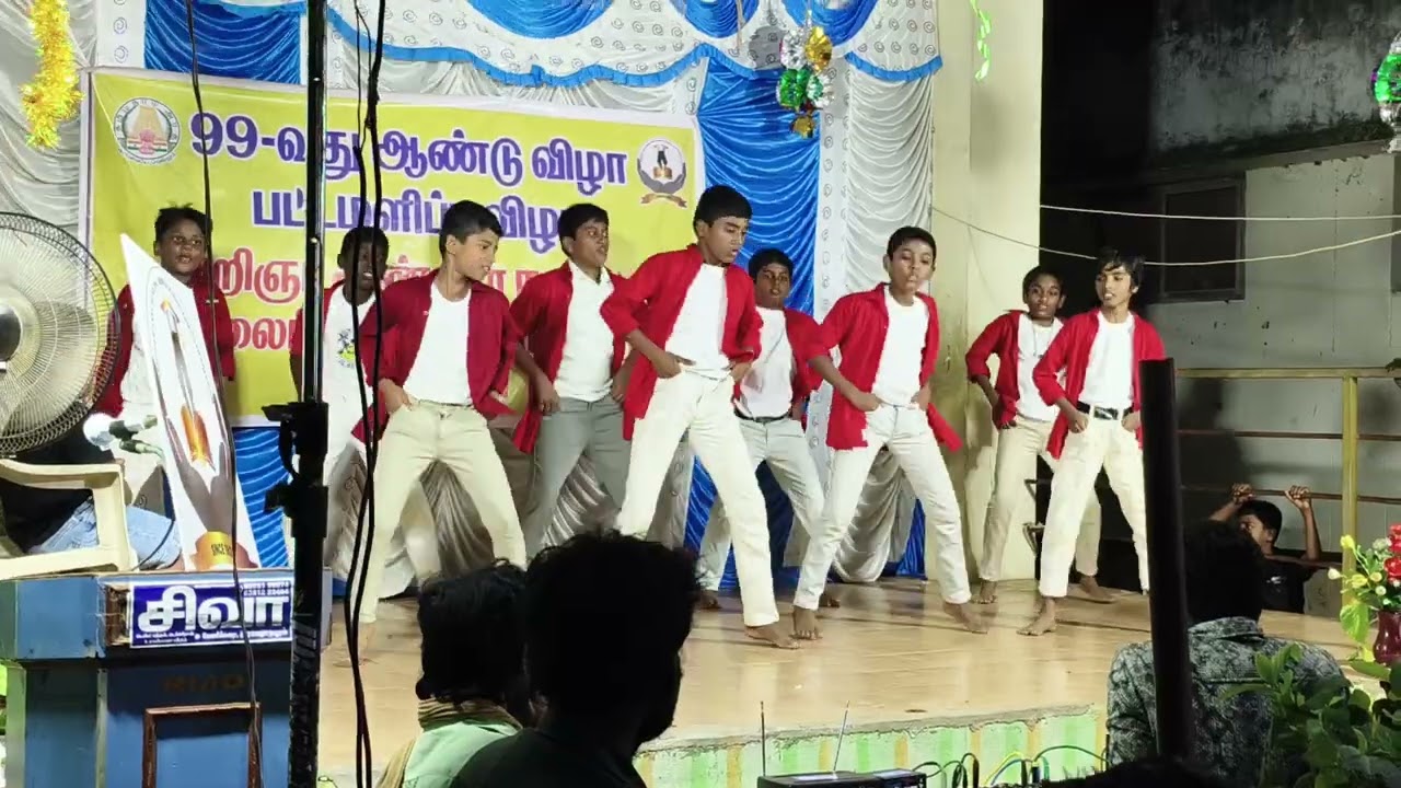 Aringar Anna middle school boys dance performance. Ramanathapuram