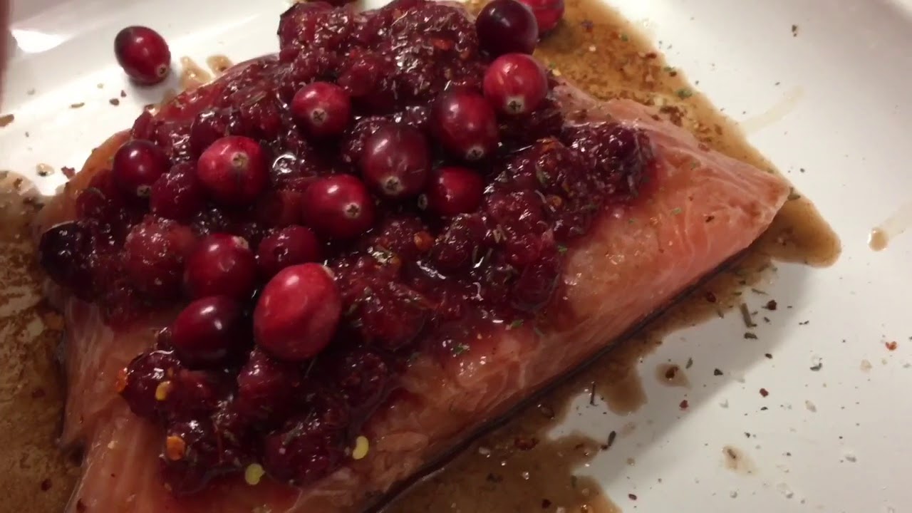 Christmas baked salmon YouTube