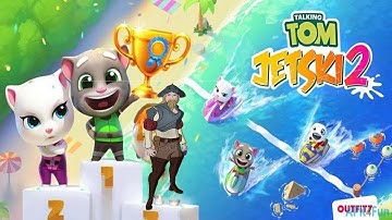 Talking Tom Jetski 2 vs Temple Run 2 - Android Gamepaly