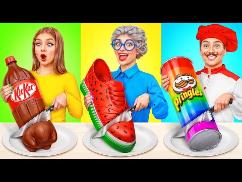 Кулинарный Челлендж: Я против Бабушки | Удивительные Кухонные Рецепты от Multi DO Smile