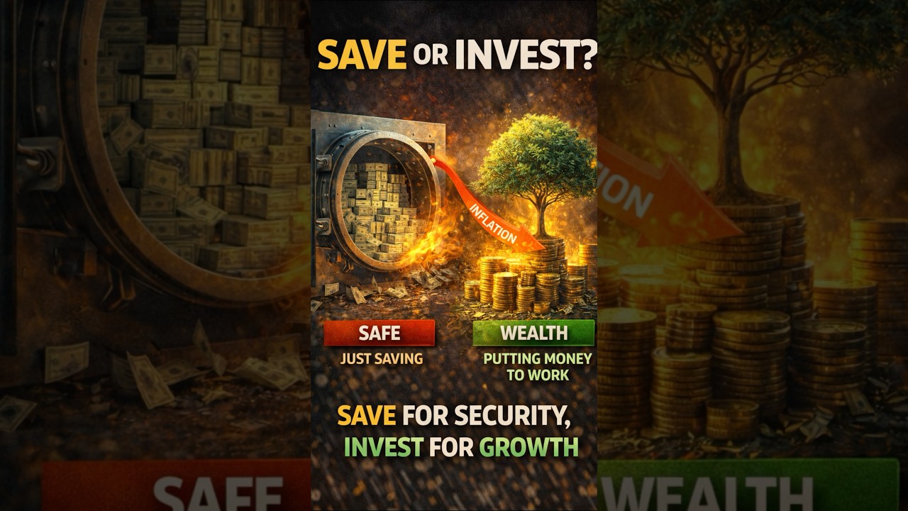 Why Saving Money Alone Keeps You Poor 