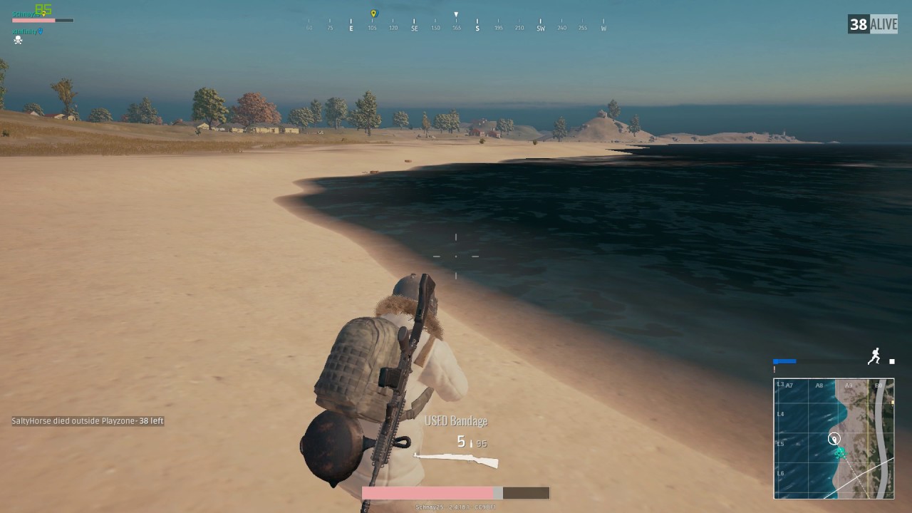 "You've got this far just don't get sniped again"