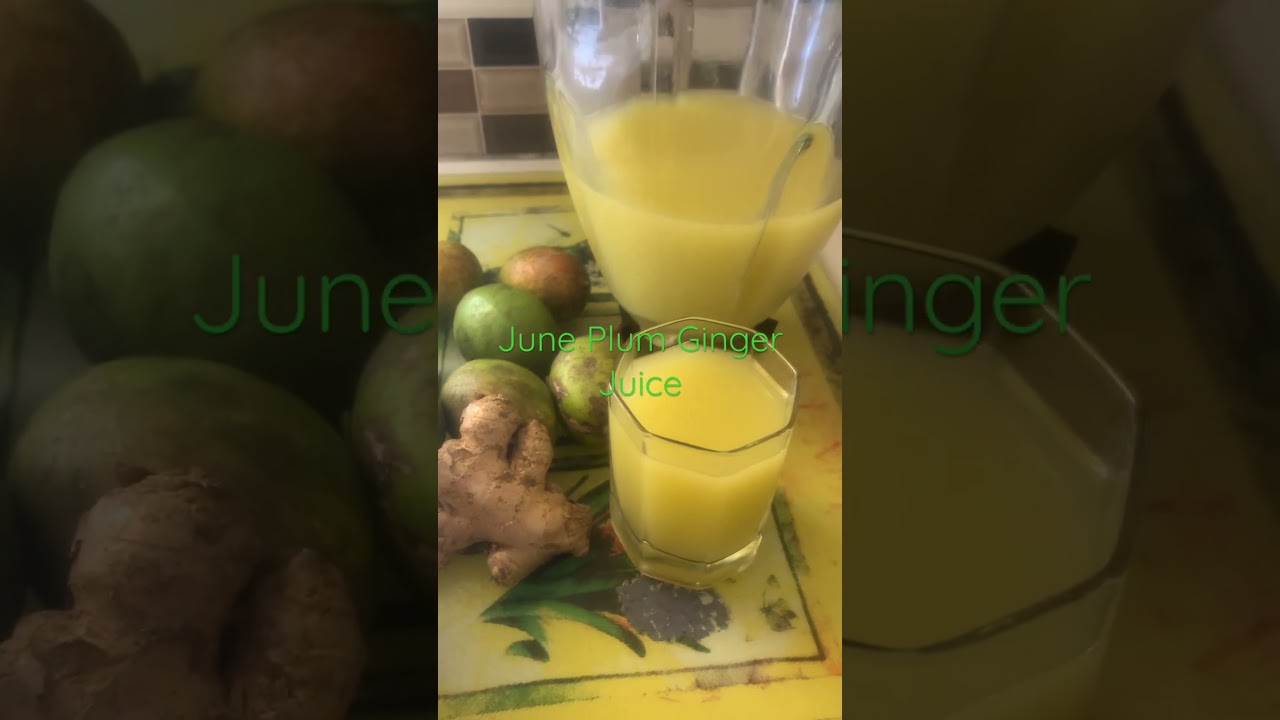 Refreshing June Plum Juice