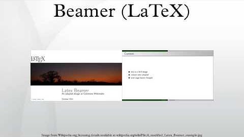 Beamer (LaTeX)