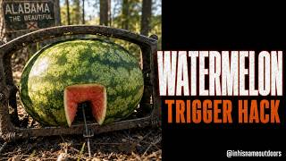 Using a Watermelon to Fix a Hard Trigger — Hog Trap Hack | InHisNameOutdoors