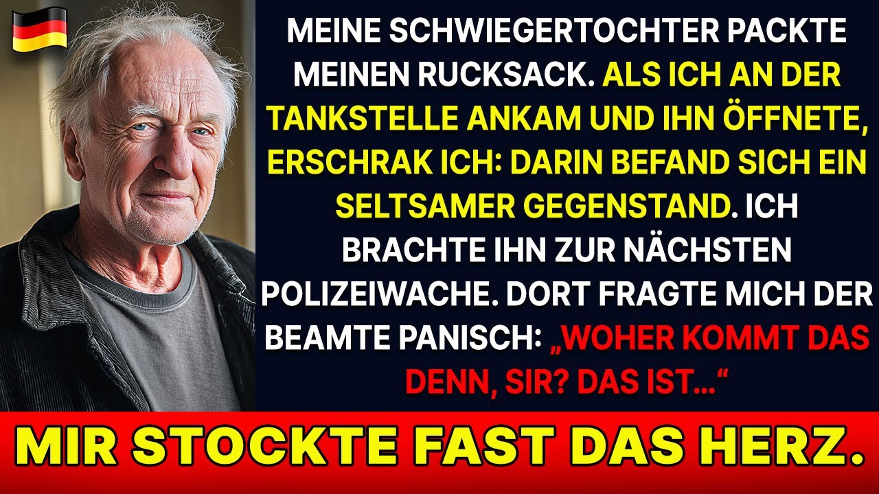 Ich fand einen seltsamen Gegenstand im Rucksack und ging zur Polizei  Alle erblassten...