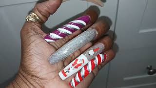 CHRISTMAS WHATS ON MY NAILS. HOLIDAY NAIL ART screenshot 1