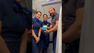 INDIGO Ne Diya Ajaz Khan Ko Gift .#tranding #ytshorts #viralvideo #ajazkhan