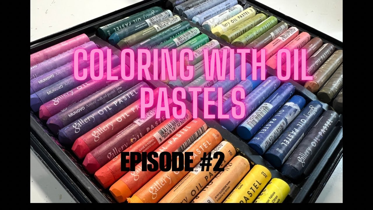 Раскрашиваем масляной пастелью! Эпизод №2 / Раскрашиваем для взрослых