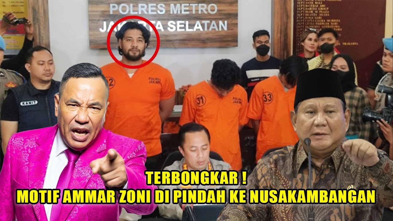 MENGEJUTKAN❗TERNYATA INI DALANG UTAMA YANG MEMENJARAKAN AMMAR ZONI, PRABOWO TURUN TANGAN❓