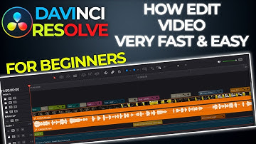 How Fast And Easy Editing Video In Davinci Resolve 18 For Beginners ! 2024