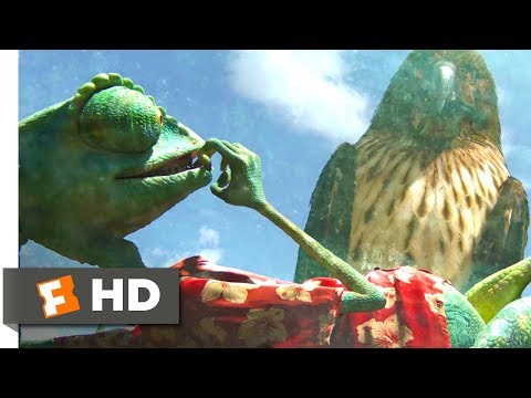 Rango (2011) - Between a Hawk and a Glass Place Scene (2/10) | Movieclips