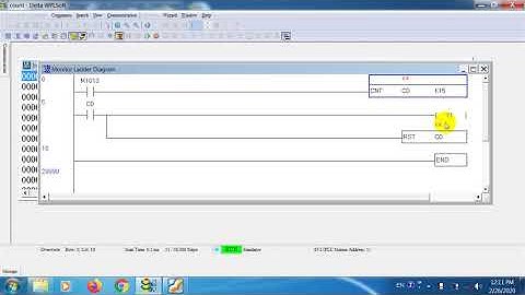 CNT command in delta plc