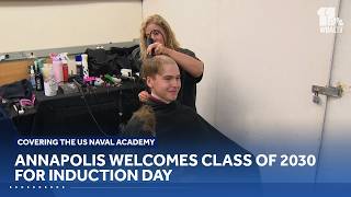 'Excited, but nervous': Class of 2030 plebes start Induction Day