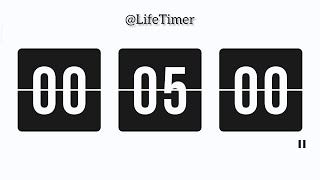 5 Minutes Countdown With Ticking Sound