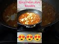 Spicy Indian Style Noodles😋Street Style #shorts #breakfast