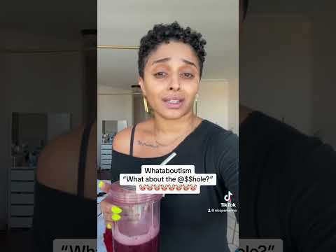 Whataboutism/tolerating @$$holes - Nicque Marina