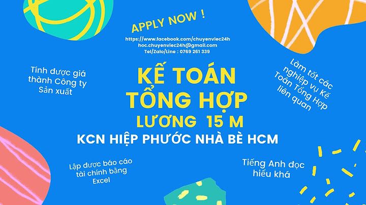 Tuyển thực tập sinh kế toán tại tphcm năm 2024