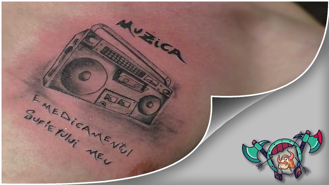Music is Life Tattoo Time Lapse