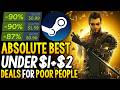 THE ABSOLUTE BEST STEAM PC GAME DEALS FOR POOR PEOPLE - DEALS UNDER $1 AND $2!