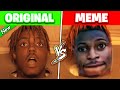 Popular rap songs vs meme versions