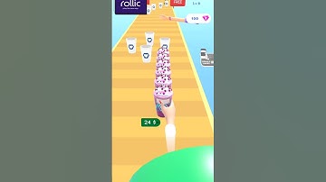 Coffee Stack ☕ Lvl-6 | SatisFying Running Game #shorts