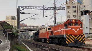 2021/4/14 7201次貨運列車 台南站南 本務R113次迴E201