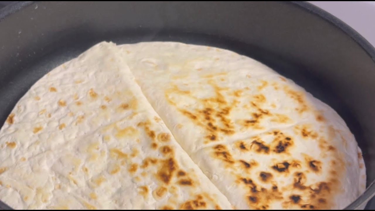 Лаваш с ветчиной и сыром / Tortilla with ham and cheese