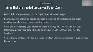 Canvas Refresher
