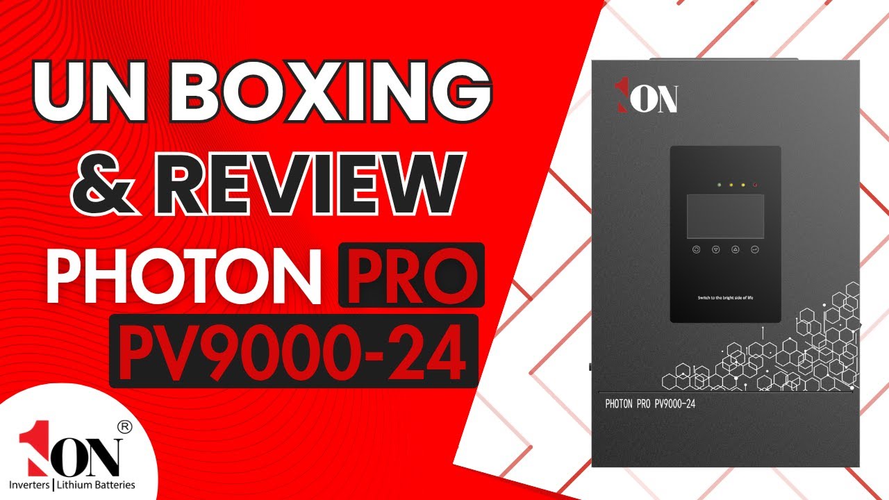 Unboxing the Powerful Photon Pro 9000PV | Next-Level Solar Inverter!📦