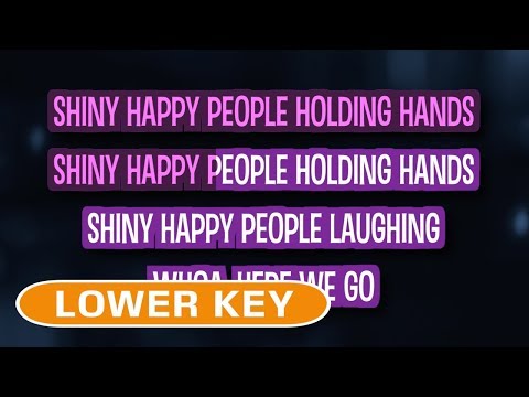 Shiny Happy People (Karaoke Lower Key) - REM