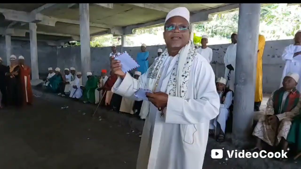 MASHUHULI MTSAMIYO,MADJLISI ET KANGUWO LA ABDOU SAID MFOINFOI ET FATIMA SAID MAMAN YASSINE 