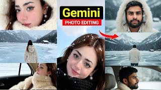Google Gemini Snow Edit Tutorial | Viral Instagram Snow Trend Prompt screenshot 4