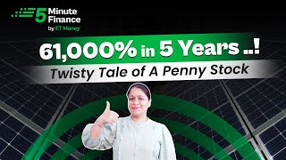 Rs 1 Lakh to Rs 6 Crore |  Renewable Energy Penny Stock's Journey to Largest Wealth Generator