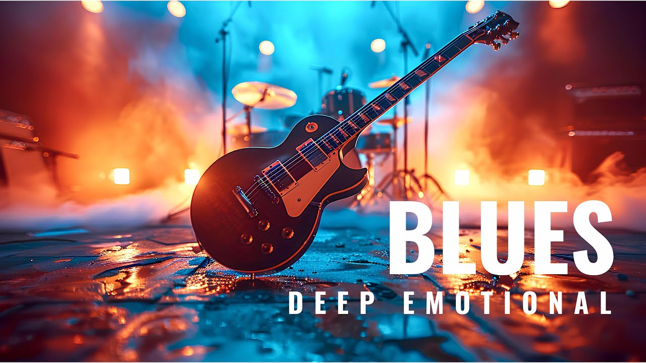 Deep Emotional Blues Guitar 🎸 | Heartbroken Soul Instrumental | Late Night Blues