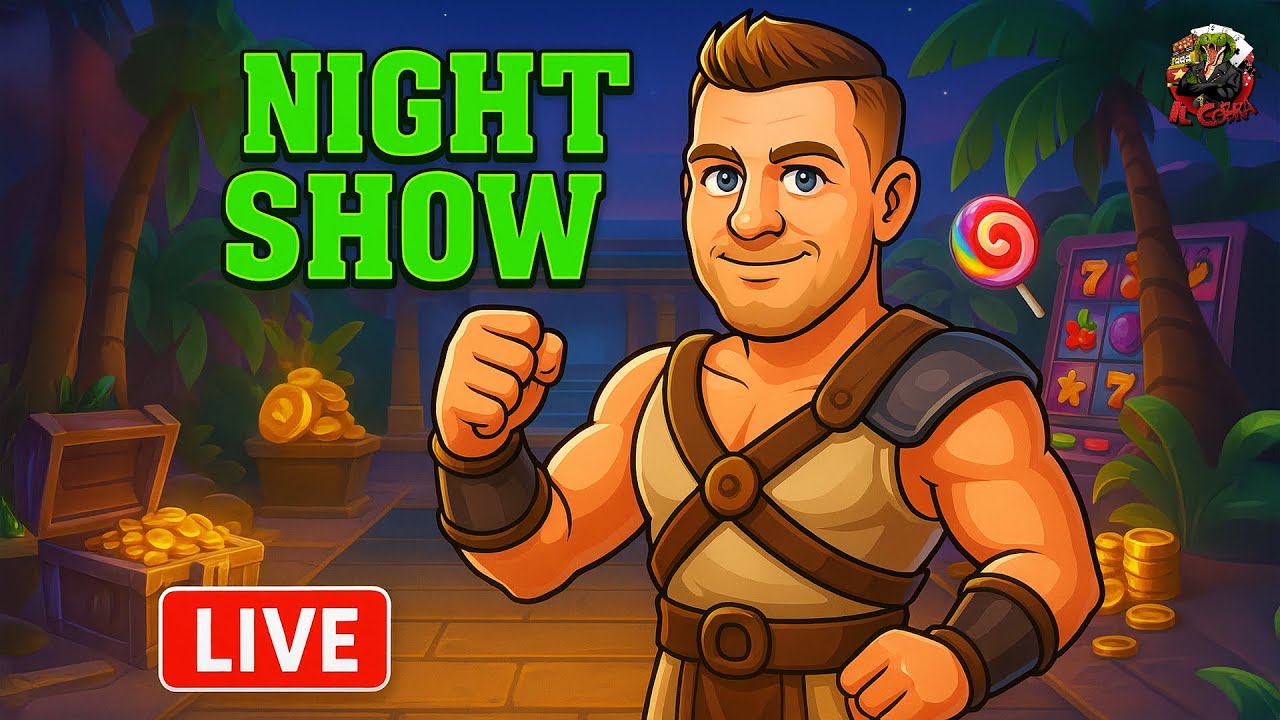 🛑🛑 Night Show 🛑   Con Acquisti Bonus  alle SLOT ONLINE   | 🔴 Cobra Live